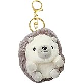 Dexprosy Hedgehog Plush Keychain – Funny Keyring Charm for Women Men | Car Key Handbag Purse Backpack Decor Gift
