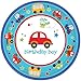 Amscan All Aboard 1st Birthday Party Plates 18 Count Multicolor One Size