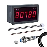 5-bit LED Tachometer, ICSTATION DC 5V-30V RPM Speed