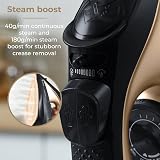 Tower T22008BKG CeraGlide Cordless Steam Iron Ceramic Soleplate Black Gold view 6