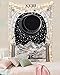 BLEUM CADE Tarot Tapestry The Moon The Star The Sun Tapestry Medieval Europe Divination Tapestry Wall Hanging Tapestries Mysterious Wall Tapestry for Home Decor (The Moon, 70
