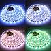 LEDENET SMD 5050 24V RGB+Cold White(6000K-6500K) LED Strip Lights Super Bright 360 LEDs Color Changing RGBW LED Tape Light Flexible 16.4Ft Non-Waterproof for Bedroom Home Kitchen Décor