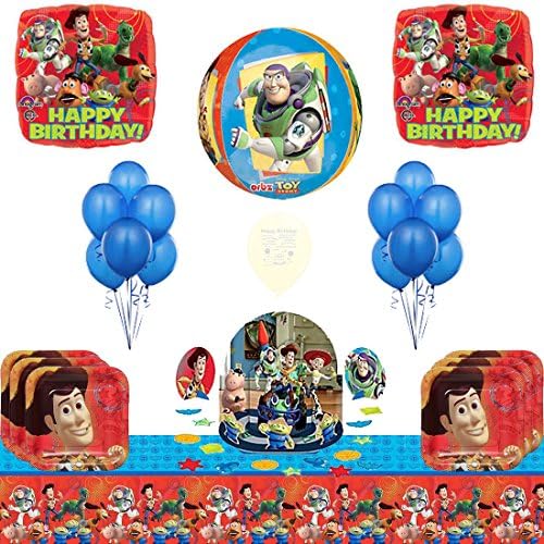 Toy Story Party Supply and Balloon Decoration Bundle