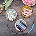48 PCs Curved Noodle Tube Porcelain Beads for Jewelry Making for Adults – Floral Noodle Beads Handmade 45 mm Long Tube Bead Pack Vintage Craft Beads