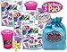 So Slime DIY Slime Shaker/Maker Blind Pack Gift Set Party Bundle with Exclusive Matty's Toy Stop Storage Bag - 3 Pack (Assorted)