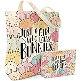 jealance Giraffe Wolves Foxes Bunnies Sloths Monkeys Snakes Cosmetic Makeup Bag Beach Canvas Tote Bag for Women Christmas