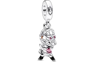 ZWiZ Film Cartoon Characters Charms for Women Bracelets and Necklaces 925 Sterling Silver with 5A Cubic Zirconia,Mother's Day Gift
