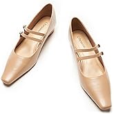 C.Paravano Mary Jane Flats | Low Heel Dress Shoes | Women's Pumps | Work Shoes Women