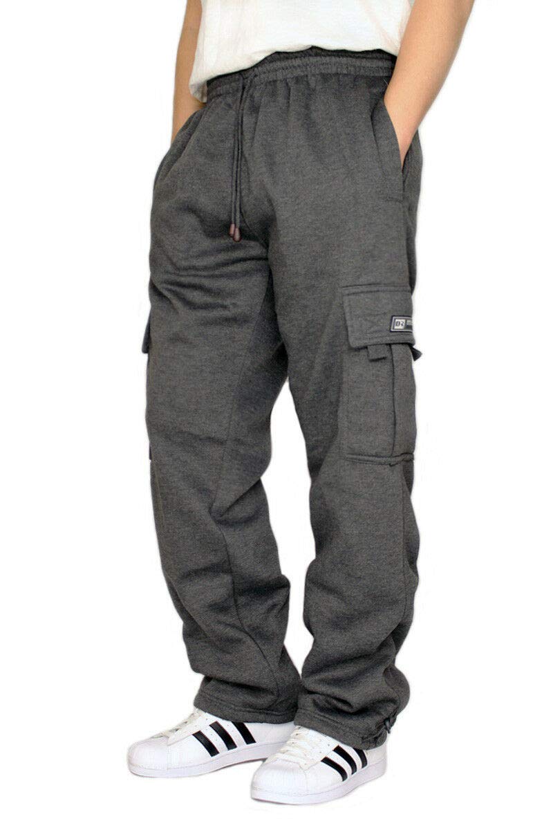 Men's Heavyweight Fleece Cargo Sweatpants- Buy Online in United Arab Emirates at desertcart.ae 
