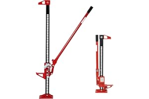 3Ton High Lift Farm Jacks 33 Inch-6600Lb Off Road Jack, Heavy Duty Bumper Jacks, Universal Fit Utility Farm Jack for Jeep, Tr