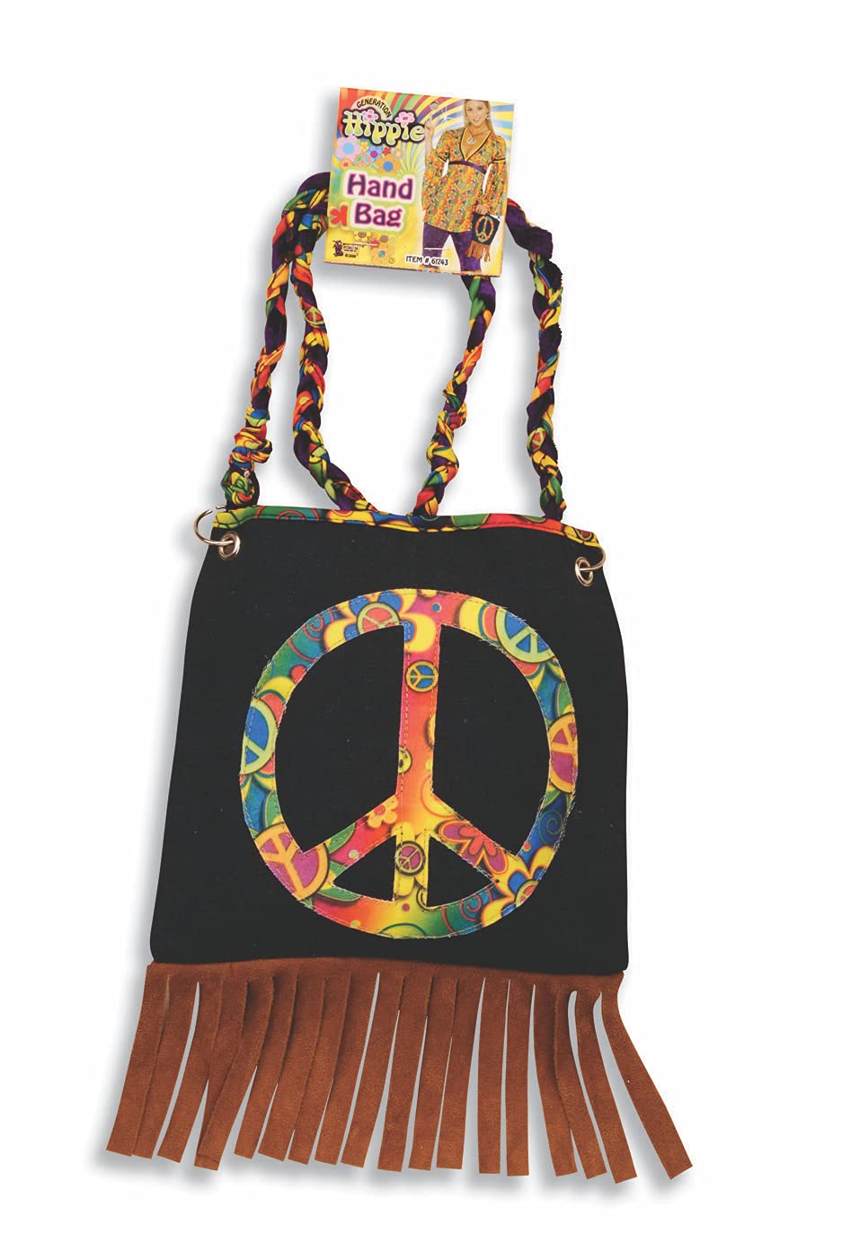 Blue Hippy Handbag (1 Pc.) - Chic Design, Perfect Accessory for Festivals, Concerts, Everyday Use, & More Halloween