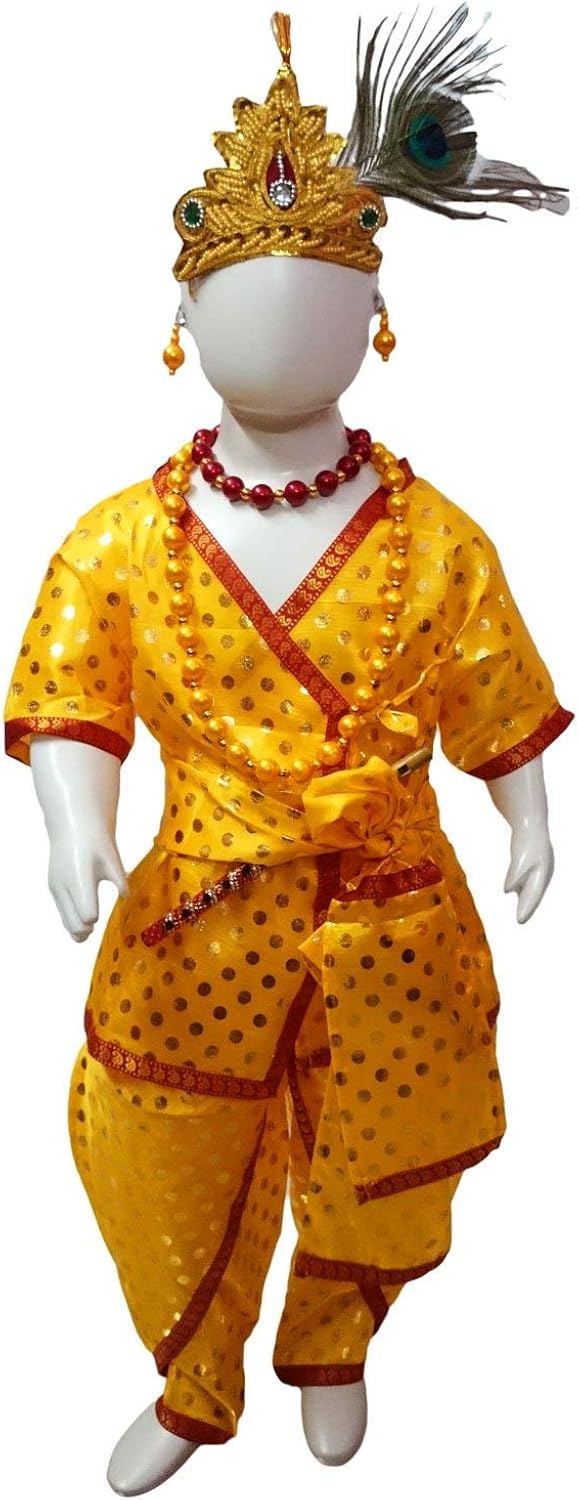 Buy BookMyCostume Shri Krishna Kanha Kanhaiya Polka Dots Kids Fancy
