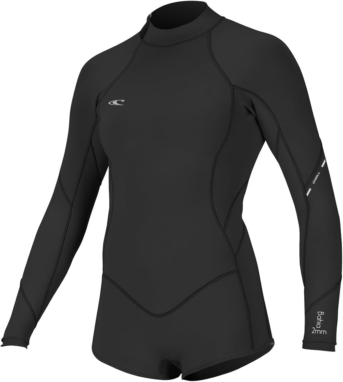 ONeill Womens Bahia 2/1mm Back Zip Long Sleeve Short Spring Wetsuit