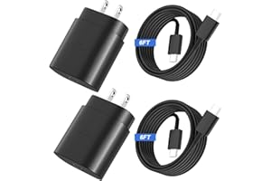 USB C Fast Charger 25W,2 Pack USB C Wall Charger Super Fast Charging Block for Samsung Galaxy S24/S24+/S24 Ultra/S23/23 Ultra