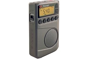 C.CRANE C. Crane CC Pocket AM FM and NOAA Weather Radio with Clock and Sleep Timer