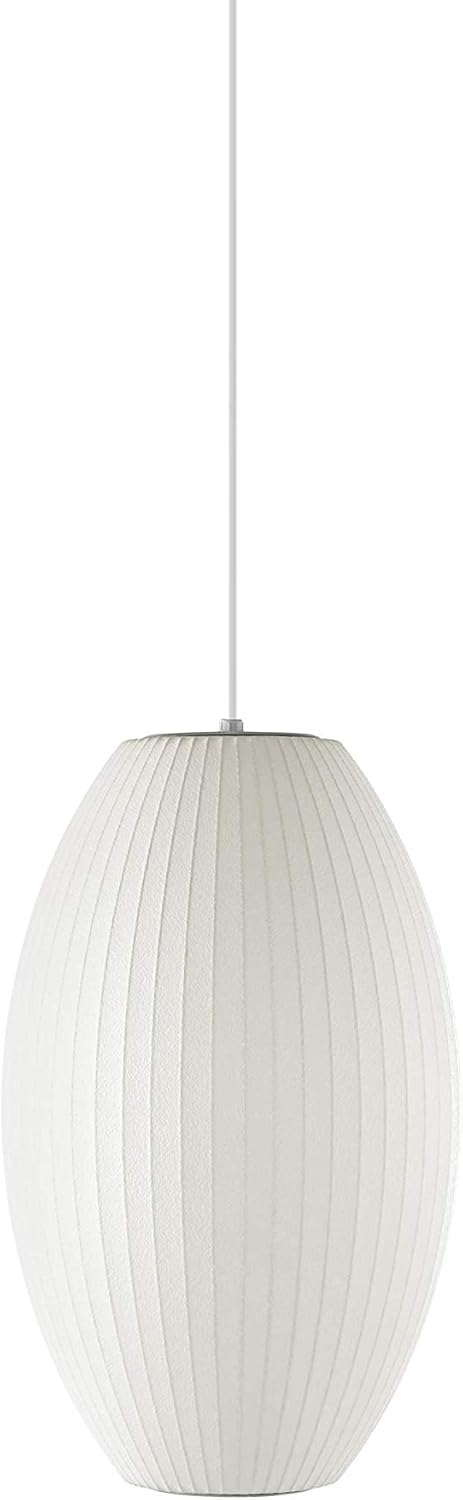 Herman Miller H762 Nelson Cigar Pendant Bubble Lamp, Medium, White