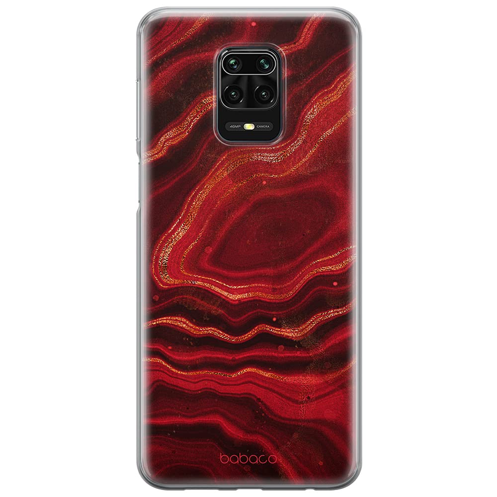 Babaco ERT GROUP mobile phone case for Xiaomi REDMI NOTE 9 PRO/ 9S original and officially Licensed pattern Marble 012 optimally adapted to the shape of the mobile phone, case made of TPU
