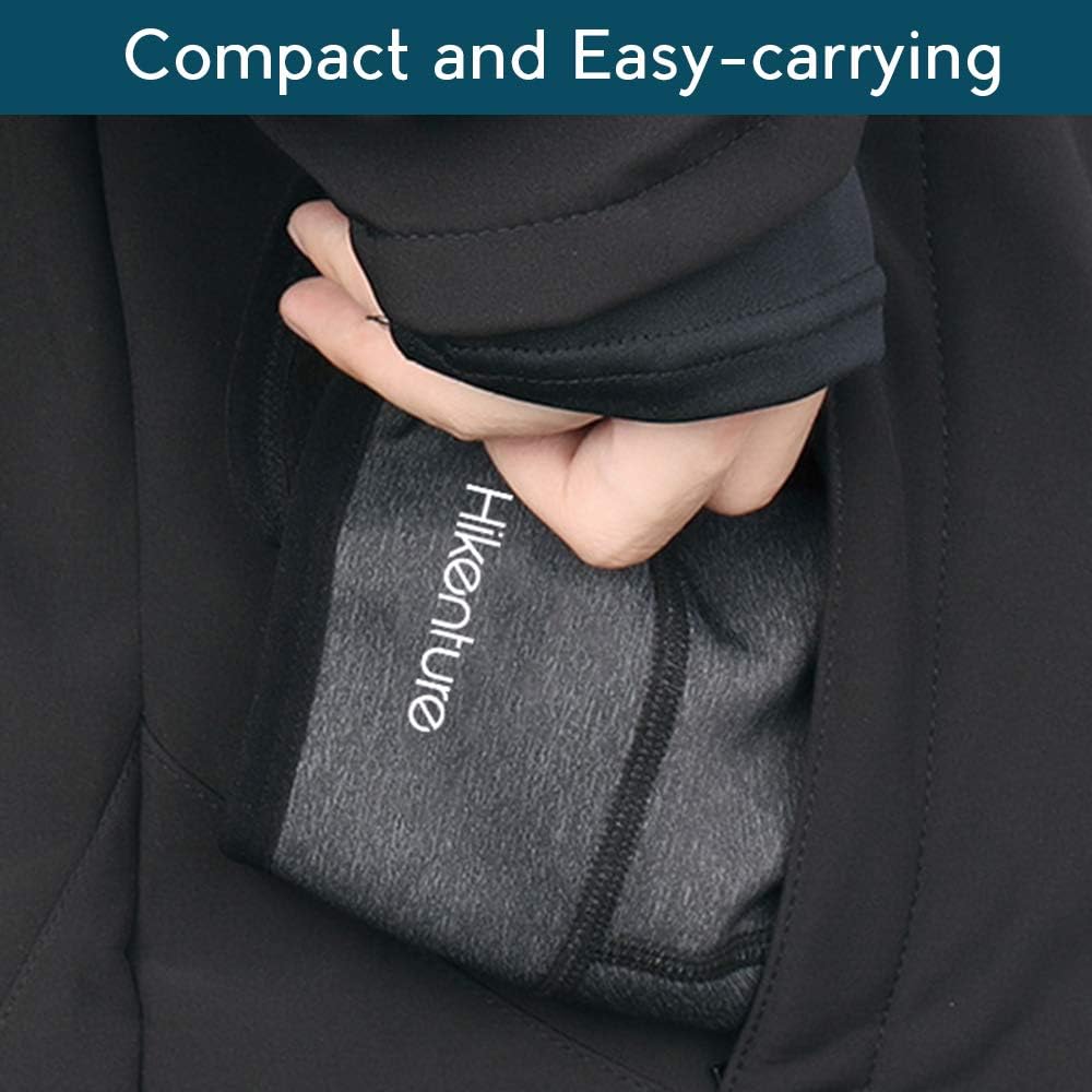 Hikenture Winter Skull Cap Helmet Liner for Men Women Thermal Cycling Hat Black: Clothing