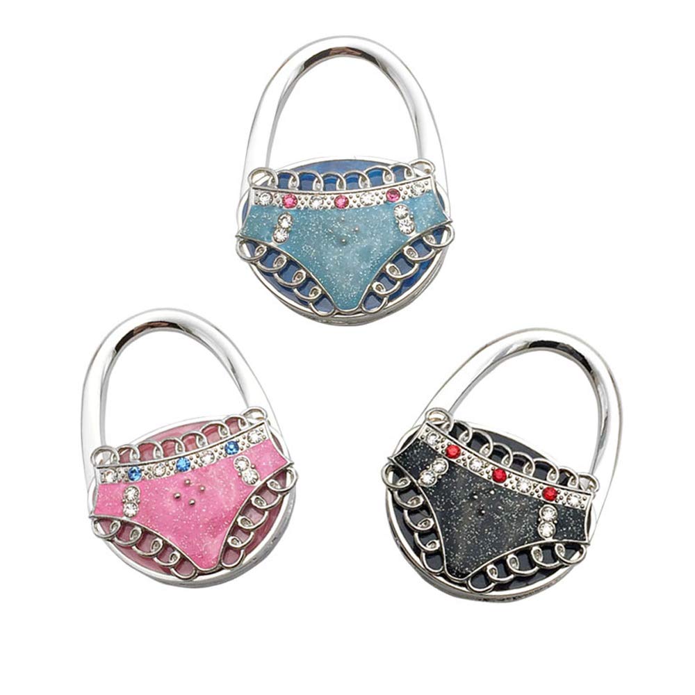 Foldable Shoulder Handbag Backpack Purse Hangers Table Chair Holder Hook