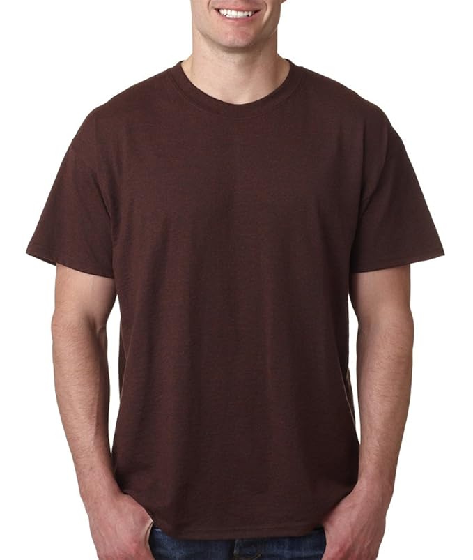 Gildan Heavy Cotton Mens TShirt (G5000)Russet (50/50), Small