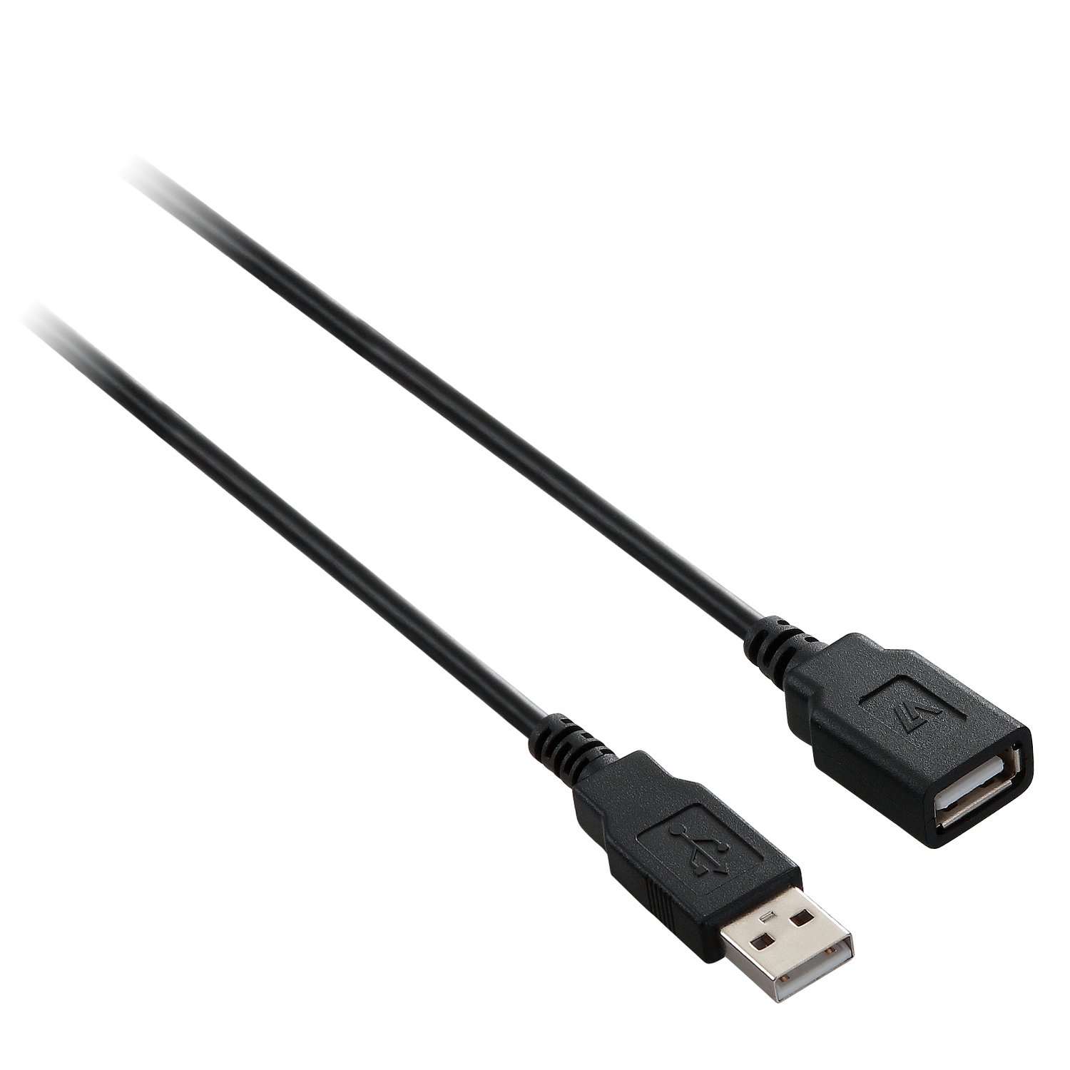 V7 V7E2USB2EXT-1.8M 1.8 m Male to Female USB 2.0 A to A Extension Cable - Black