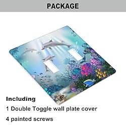 Pznen Sea Toggle Light Switch Wall Plate Ocean