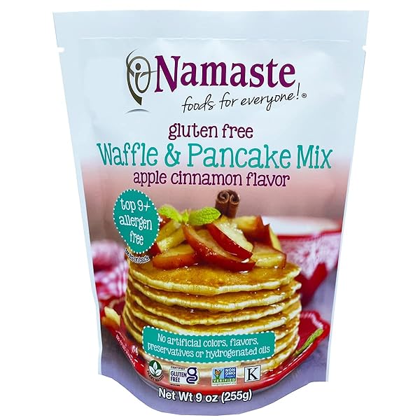 GLUTEN FREE WAFFLE & PANCAKE MIX, APPLE CINNAMON,...