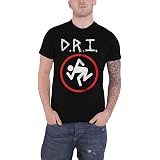 T-Shirt Dirty Rotten Imbeciles 'Barbed Wire' Noir - Merchandising Officiel - Neuf Avec étiquettes