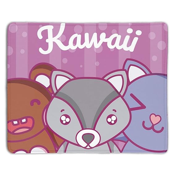Amazon.com : Mouse Pad, Cute Animals Kawaii Cartoons, Customized