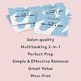 MYLEE 200pcs Gel Polish Prep & Wipes 2-in-1 Nail Cleanse Sticky Removal view 2