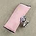 LKE Auto Pillow Car Safety Belt Protect Shoulder Pad Adjust Vehicle Seat Belt Cushion for Kids Children (pink)