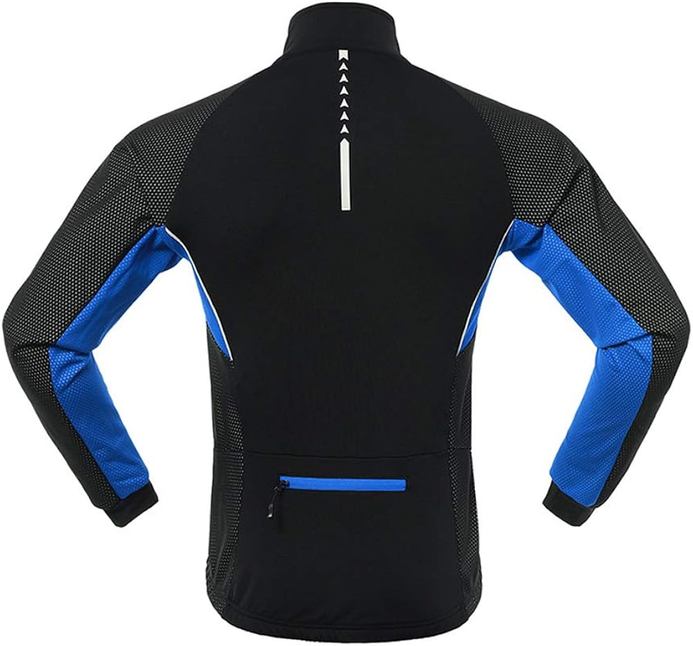 Men's Winter Cycling Jacket Breathable Windproof Thermal Sportswear