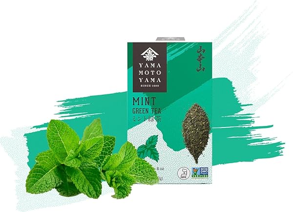 YAMAMOTOYAMA MINT GREEN TEA, 18 BAGS