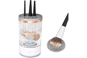 MOODTALK Multi-Functional Electric Makeup Brush Cleaner - Automatic, Energy Saving Makeup Brush Cleaner: Convenient and efficient Makeup Brush Cleaning Solution