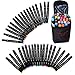 Crafts 4 All 36 Fabric Markers Pens Permanent Color Dual Tip MINIMAL BLEED Rich Pigment Fine Graffiti Fabric Paint Quality Child Safe & Non Toxic