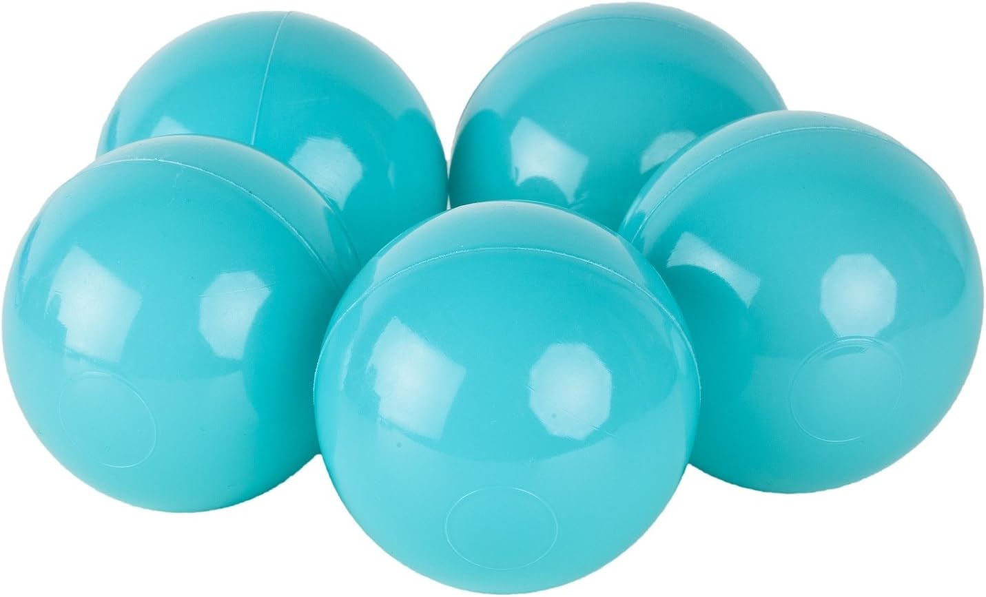 Velinda Children Plastic Balls for Ball Pits, play, Kids, Bouncy Castle 150 balls O 7cm (Balls colours: turquoise)