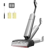 DREAME Aero Ultra Steam Vacuum Mop, 392℉ Steam, 194℉ Hot Water, FoamWash | Wet Dry Vacuum with 30kPa Suction, 3.88in Slim Floor Washer, Auto Self-Clean, Tangle-Free, GlideWheel Assist, LED Headlight