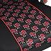 BDK Red Rose Car Seat Covers for Front Seats, 2 Pack – Flower Pattern Front Seat Cover Set with Matching Headrest, Sideless Design for Easy Installation, Fits Most Car Truck Van and SUV