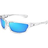 Nitrogen Polarized Wrap Around Sport Sunglasses for Men Women UV400 Driving Fishing Running Sun Glasses