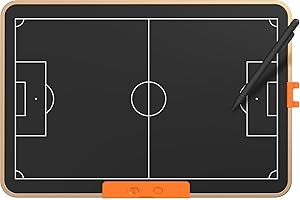 GIGART Electronic Basketball/Football/Soccer/Tennis/Baseball Coaching Board, Strategy Tactic Marker Board with Flexible LCD Screen and Stylus Pen, Training Equipment