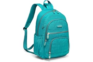 AOTIAN Mini Daypack with Anti-Theft Back Zipper Pocket, Durable Small Lightweight Backpack for Women Girls & Boys Hiking Travel Sports, Height 13 inches