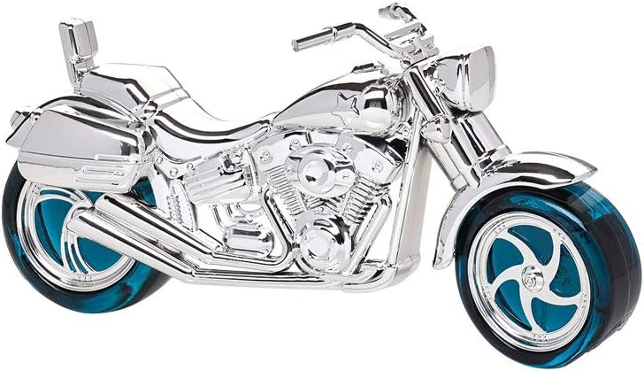 Top Speed Silver Motorcycle One Color One Size