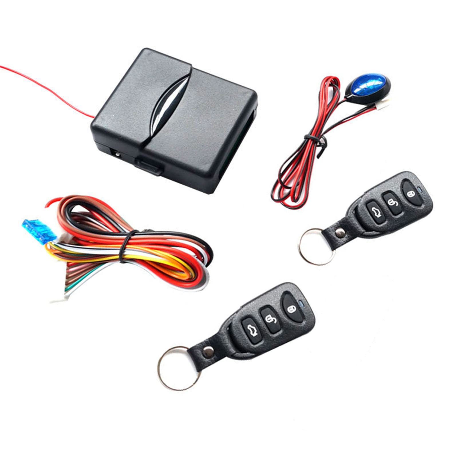 WANGCL Central Car Remote Control Kit, 12V Universal Anti-Theft Keyless Entry Remote Central Lock for Cars Trucks SUV