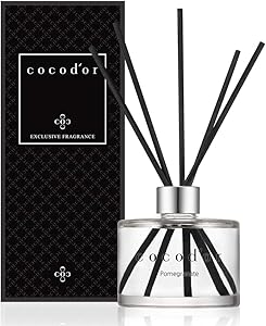 Cocod'or Signature Reed Diffuser/Pomegranate/6.7oz(200ml)/1 Pack/Reed Diffuser, Reed Diffuser Set, Oil Diffuser & Reed Diffuser Sticks, Home Decor & Office Decor, Fragrance and Gifts