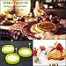 Silicone Egg Ring Nonstick Fried Egg Mold Egg Pancake Mold Kitchen Pancake Rings FDA-approved and 100% BPA-free（4-pack）