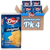 Dux, Original Crackers, Salty &amp; Crunchy, Enjoy Anytime, 8.82 Ounce, 1 Box contains 4 Bags, each with 9 Individual Packs and every pack includes 3 Crackers, totaling 36 crackers per box.