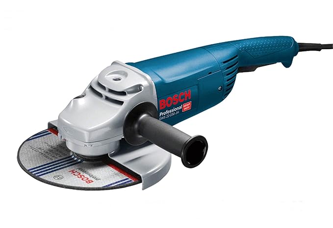 Bosch Professional Winkelschleifer GWS 22-230 JH (Zusatzhandgriff, Schutzhaube, Karton, Scheiben-Ø: 230 mm, 2200 Watt)
