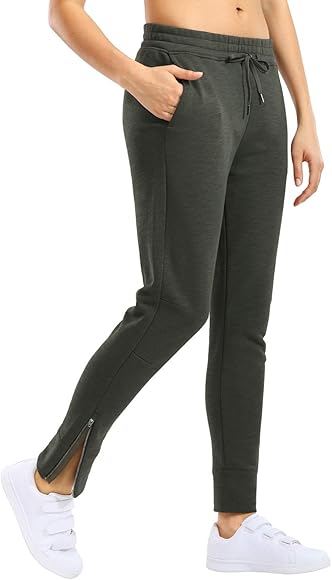 Amazon Crz Yoga ジョガーパンツ レディース スポーツ ズボン トレーニングパンツ ファスナー ポケット付 股下68センチ オリーブグリーン Xs ウエスト58 5cm ヒップ85cm フィットネス トレーニング ロングパンツ 通販