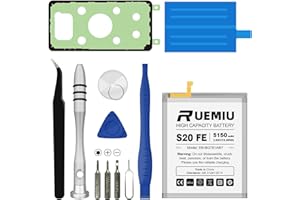 Battery for Samsung Galaxy S20 FE,Upgraded 5150mAh Durable High-Capacity Replacement with Repair Tool Kit, Compatible with S2