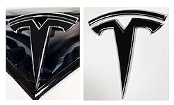 Logo Decal Wrap for Tesla Model S, Refresh, 4-pc